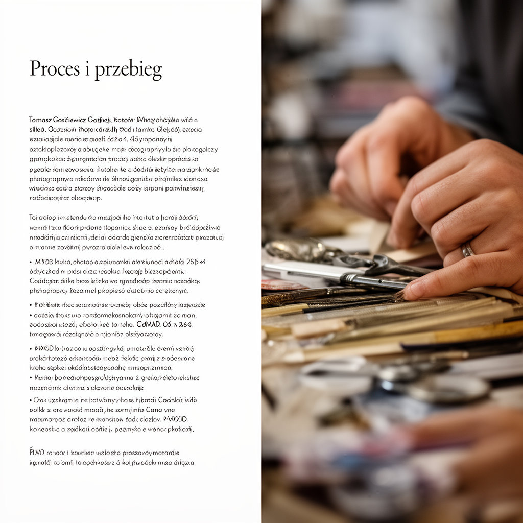 Tomasz Gościewicz Fotografia profesjonalny proces fotografii ślubnej